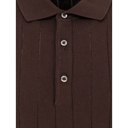 Garment-dyed cotton polo shirt