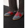 Valentino garavani upvillage low top sneaker in suede and leather