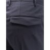 Stretch virgin wool trouser