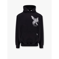 Elegance motion cotton sweatshirt with logo on the front and on the back