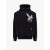 Elegance motion cotton sweatshirt with logo on the front and on the back