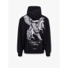Elegance motion cotton sweatshirt with logo on the front and on the back