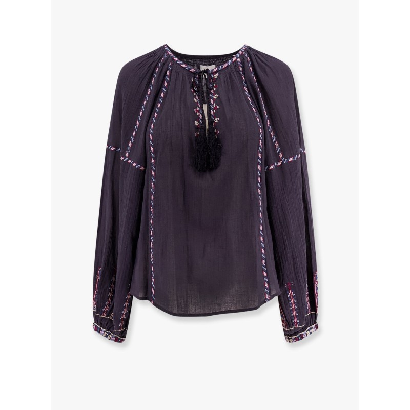 Fernanda cotton shirt with embroidery