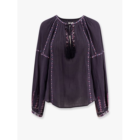 Fernanda cotton shirt with embroidery