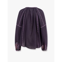 Fernanda cotton shirt with embroidery