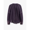 Fernanda cotton shirt with embroidery
