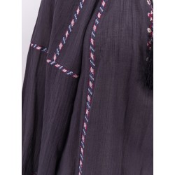 Fernanda cotton shirt with embroidery