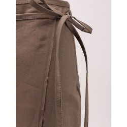 Cotton blend wrap-around skirt