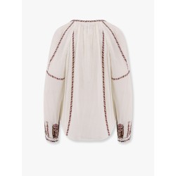 Fernanda cotton shirt with embroidery