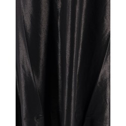 Laminated cotton stretch long dress