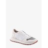 Nylon and suede sneakers