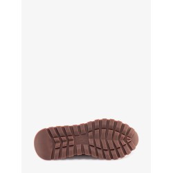 Nylon and suede sneakers