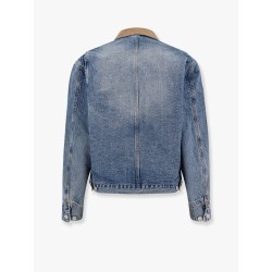 Work washed denim jacket
