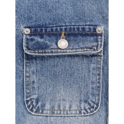 Work washed denim jacket