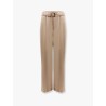 Trouser with belt and monili detail