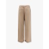 Trouser with belt and monili detail