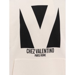 Cotton sweatshirt with chez valentino print