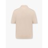 Wool and silk polo shirt