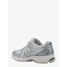 Mesh and leather sneakers