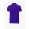 Cotton polo shirt with embroidered logo