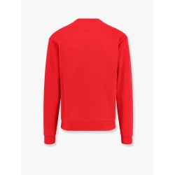 Cotton sweatshirt with frontal chez valentino print