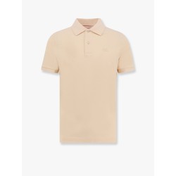 Cotton piquet polo shirt with vlogo embroidery