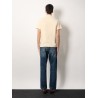 Cotton piquet polo shirt with vlogo embroidery