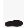Suede and leather loafer with monili detail