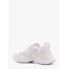 Ariel leather mesh and leather sneakers with love birds detail