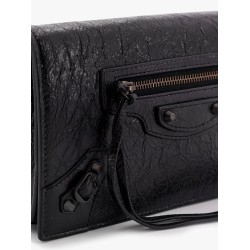 Le city wallet leather shoulder bag