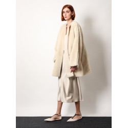Satin longuette skirt