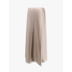 Satin longuette skirt