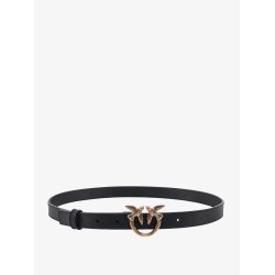 Love berry leather belt with love birds buckle