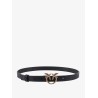 Love berry leather belt with love birds buckle
