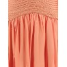 Satin sunset long dress with cut-out details