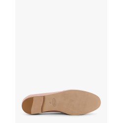 Leather loafer with metal detail