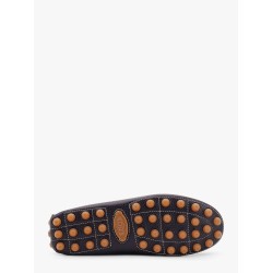 Gommino bubble leather lace up boat shoe