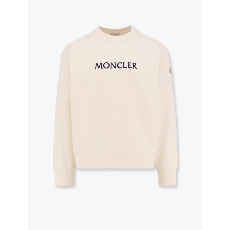 Cotton sweatshirt with embroidered logo