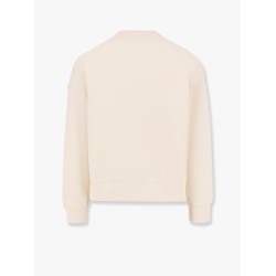 Cotton sweatshirt with embroidered logo