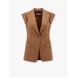 Bergamo sleeveless virgin wool blazer