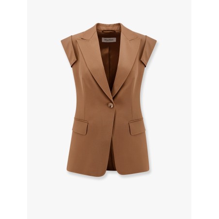 Bergamo sleeveless virgin wool blazer