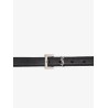 Leather belt with Monogram