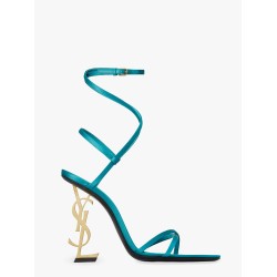 Opyum satin sandals with monogram