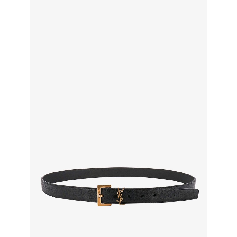 Hammered leather belt
