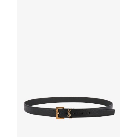 Hammered leather belt