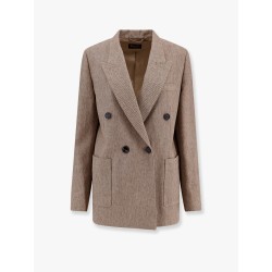 Genny linen blazer with silk lining