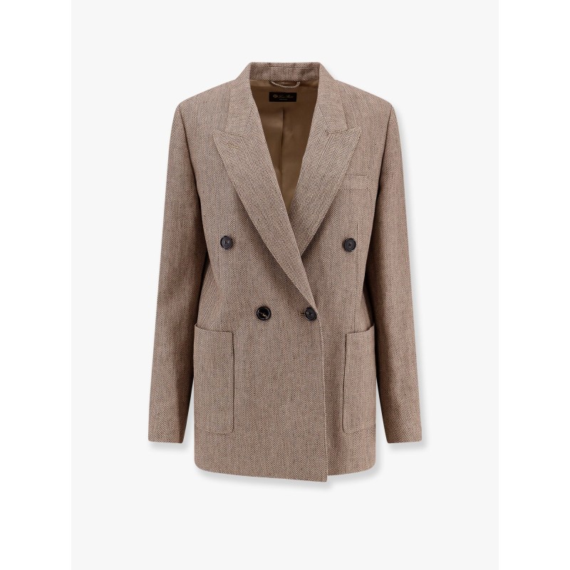 Genny linen blazer with silk lining