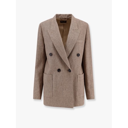Genny linen blazer with silk lining
