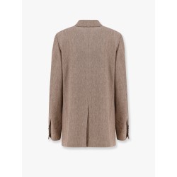 Genny linen blazer with silk lining