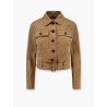 Certified cotton cropped jacket
